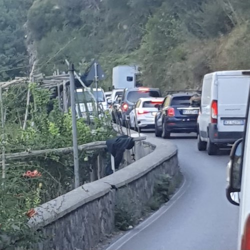 Ravello, traffico bloccato per Castiglione