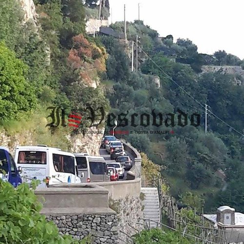 Ravello: traffico in tilt a Civita, disagi per residenti e turisti