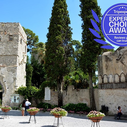 Ravello, Villa Rufolo tra i vincitori degli Experts Choice Awards 2022 di Tripexpert