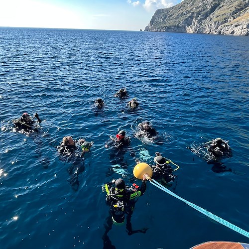 Reinserimento sociale ed educazione ambientale: immersione nella Baia di Ieranto per i ragazzi dell’Area Penale di Napoli