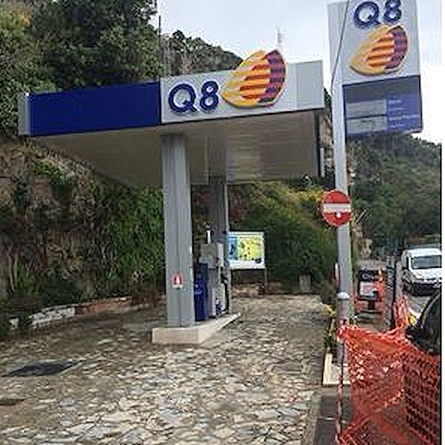 Riapre martedì 26 la stazione carburanti Q8 di Conca dei Marini
