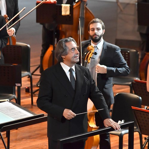 Riccardo Muti torna al Ravello Festival: 26 luglio all’Auditorium il concerto già sold out