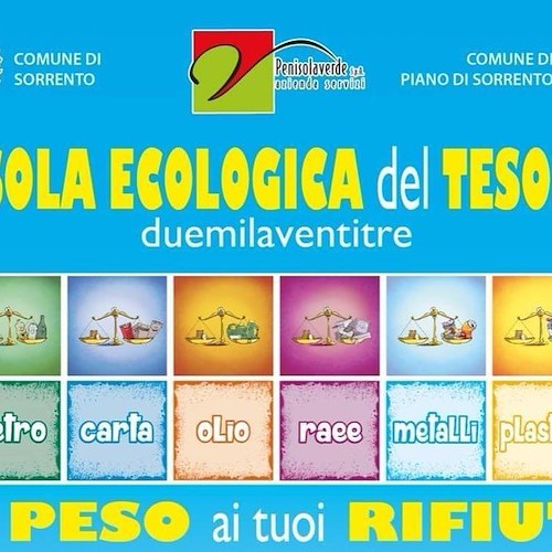 Riparte a Sorrento l'Isola ecologica del tesoro: premi in cambio di rifiuti