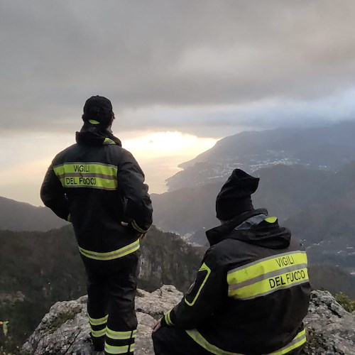 Ritrovato giovane disperso sul Monte Finestra: recuperato in elicottero dai Vigili del Fuoco