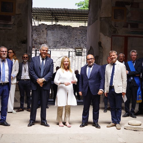 Roma e Pompei più vicine grazie a un Frecciarossa diretto: ad inaugurarlo la Presidente Meloni e il Ministro Sangiuliano