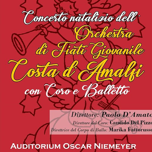 Sabato 17 dicembre a Ravello il Concerto Natalizio dell’Orchestra di Fiati Giovanile Costa d’Amalfi