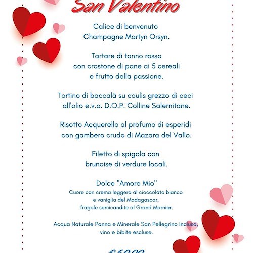 Sal De Riso dedica il dolce "Amore Mio" agli innamorati: stasera la cena di San Valentino al bistrot di Minori