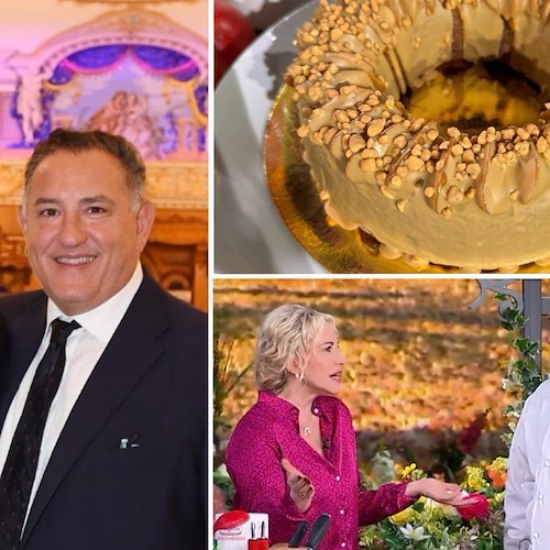 Sal De Riso fa gli auguri al figlio Antonio per i suoi 18 anni in diretta TV insieme ad Antonella Clerici
