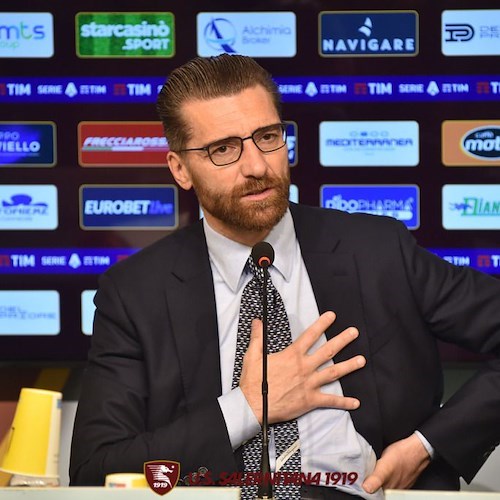 Salernitana, conferenza stampa di De Sanctis: Sousa riconfermato, ma ci sono cambiamenti da fare