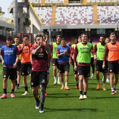 Salernitana senza tregua, già al lavoro per affrontare la Fiorentina