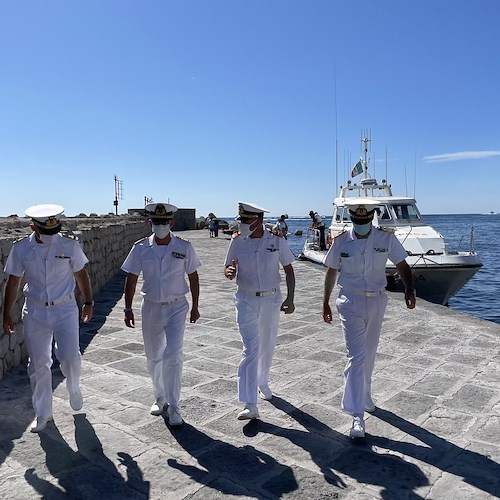 Salerno, CV Rosario Loreto nuovo comandante Capitaneria di Porto. La visita in Costiera Amalfitana [FOTO-VIDEO] 