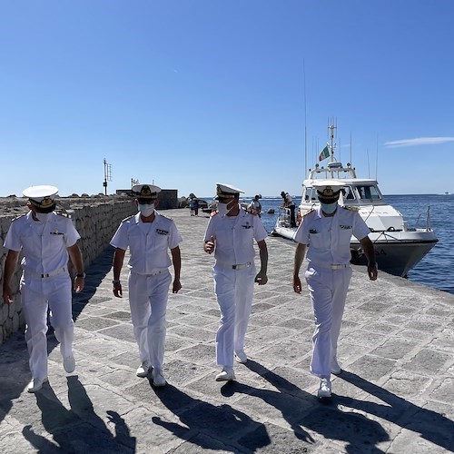 Salerno, CV Rosario Loreto nuovo comandante Capitaneria di Porto. La visita in Costiera Amalfitana [FOTO-VIDEO] 