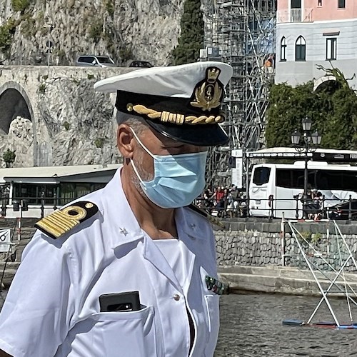 Salerno, CV Rosario Loreto nuovo comandante Capitaneria di Porto. La visita in Costiera Amalfitana [FOTO-VIDEO] 