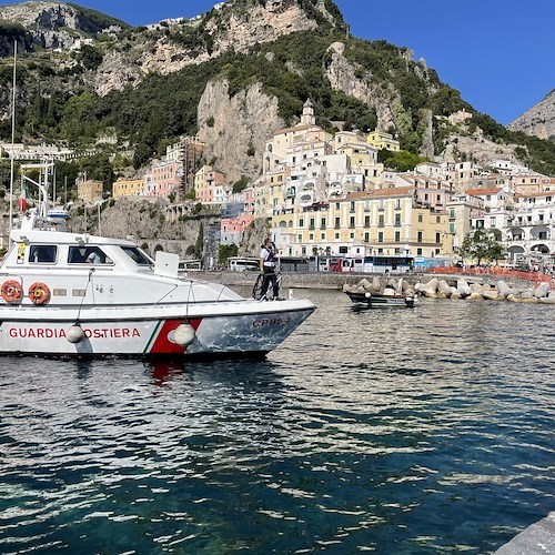 Salerno, CV Rosario Loreto nuovo comandante Capitaneria di Porto. La visita in Costiera Amalfitana [FOTO-VIDEO] 