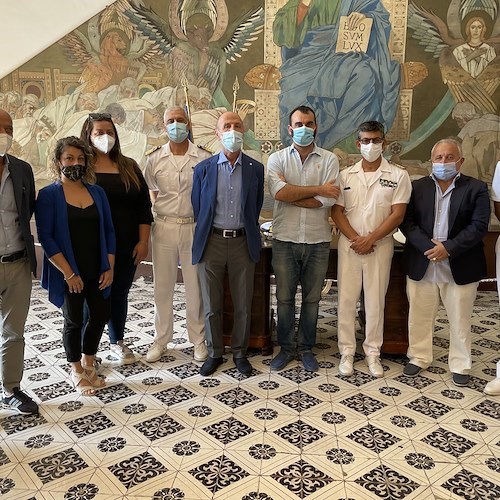 Salerno, CV Rosario Loreto nuovo comandante Capitaneria di Porto. La visita in Costiera Amalfitana [FOTO-VIDEO] 