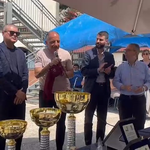 Salerno, durante il Memorial “Giovanni Caressa” assegnato un premio al patron granata Danilo Iervolino 