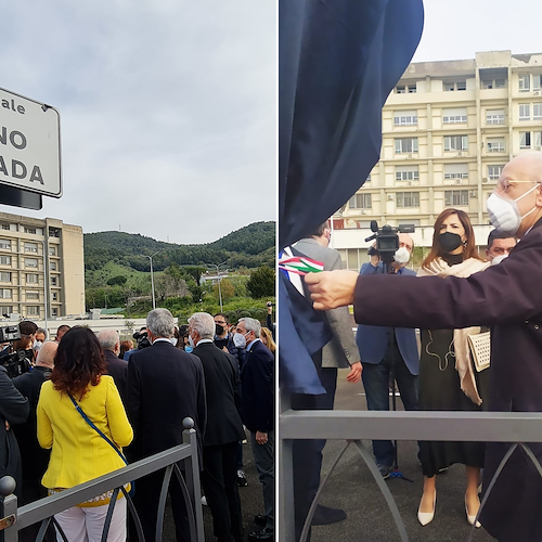 Salerno, intitolato a Gino Strada il nuovo parcheggio dell'ospedale "Ruggi" 