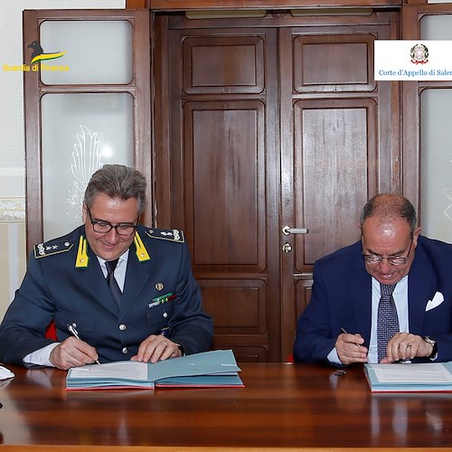 Salerno, protocollo d’intesa tra Procura e Guardia di Finanza per rafforzare lotta alla criminalità organizzata