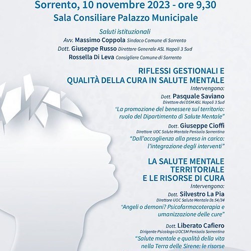 Convegno sulla salute mentale a Sorrento