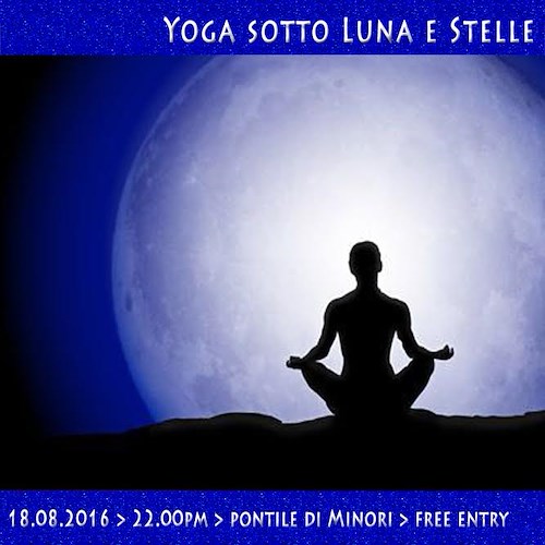 Saluto alla luna: giovedì 18 agosto yoga al tramonto sul pontile di Minori