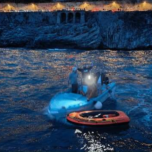 Salvataggio speleologi a Minori<br />&copy; Capitaneria di Porto di Salerno