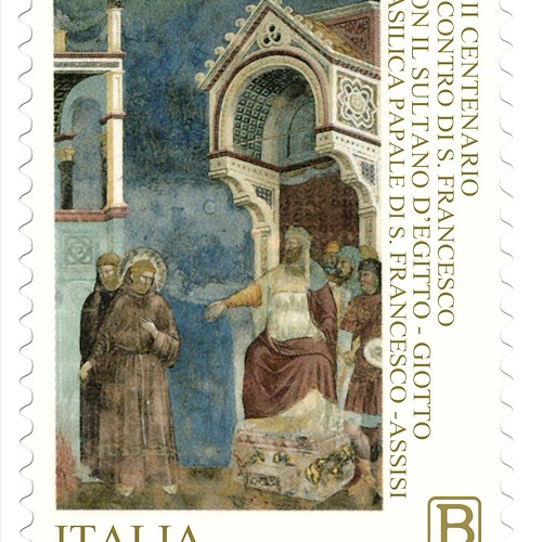 San Francesco e il Sultano, a 800 anni un francobollo celebrativo