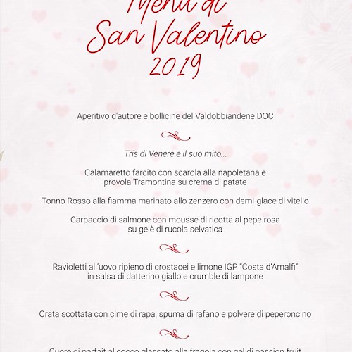 San Valentino in Costiera Amalfitana: ecco dove andare per una cena super romantica, pernottamenti e trattamenti SPA