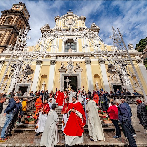 Santa Trofimena a Minori, festeggiato ieri il ritrovamento delle Sacre Spoglie /foto