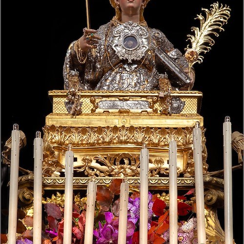 Santa Trofimena a Minori, festeggiato ieri il ritrovamento delle Sacre Spoglie /foto