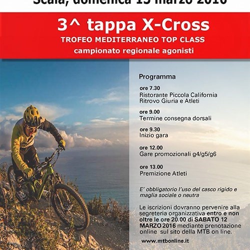 Scala, domenica 13 terza tappa del campionato agonistico regionale di X-Cross