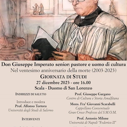 Scala, in ricordo di don Giuseppe Imperato: giornata di studi nel Ventesimo anniversario della sua morte