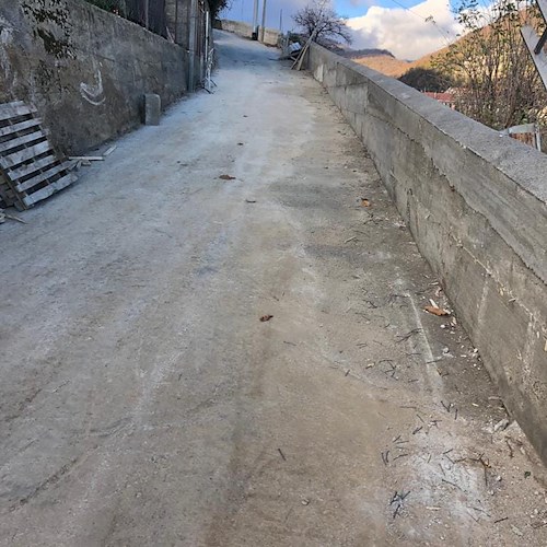 Scala, ricostruita strada crollata a causa del maltempo lo scorso 27 novembre