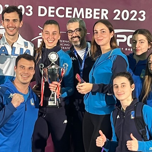 Scherma, la napoletana Mariella Viale conquista la medaglia d'oro in Coppa Del Mondo Under 20