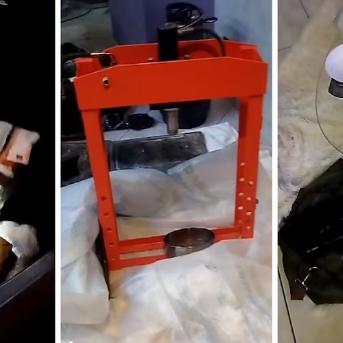 Scoperto un laboratorio per la preparazione di eroina nel foggiano: sequestrati oltre 18 kg, arrestato il detentore