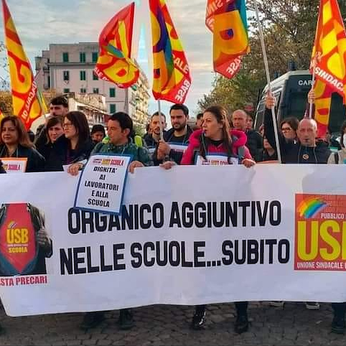 Scuola, 10 febbraio sciopero nazionale e presidio a Roma contro il precariato