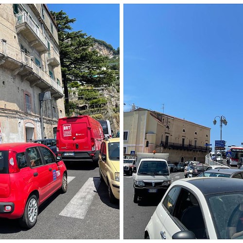 Se il ritorno del traffico in Costiera Amalfitana è una buona notizia. Ma ora bisogna organizzarsi [FOTO]