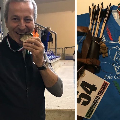 Sebastiano Borrelli di Tramonti terzo al Campionato Italiano FIARC, categoria "longbow"