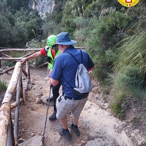 Sentiero degli dei, doppio intervento del Soccorso Alpino 