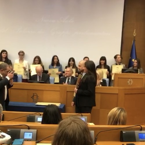 Serena Nolli di Amalfi premiata alla Camera dei Deputati: è tra i migliori laureati d’Italia 