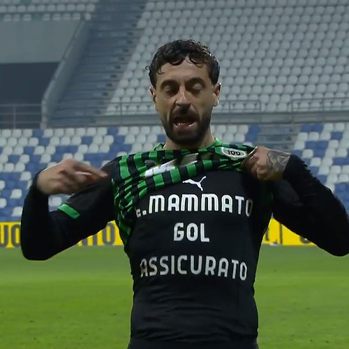 Serie A: Caputo segna e dedica gol al "re della movida" Enzo Mammato