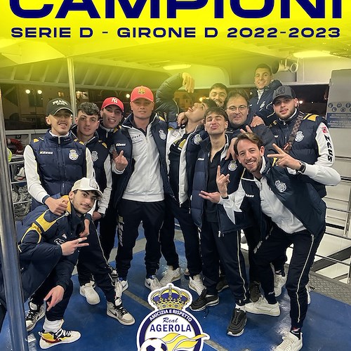 Serie D, il Real Agerola Under 21 è matematicamente campione del Girone D 