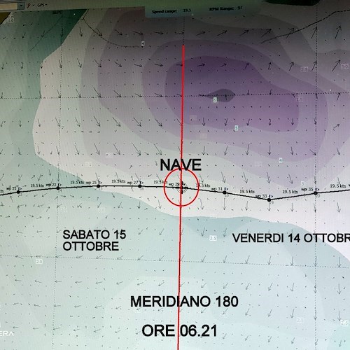 Shanghai-Los Angeles: la traversata dell’Oceano Pacifico tra mare aperto e cambio di 9 fusi orari