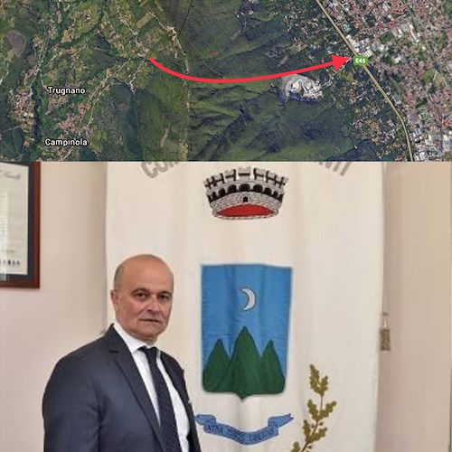Sindaco Tramonti favorevole a tunnel con Cava de' Tirreni: «Unica soluzione a problema sicurezza e traffico in Costiera»