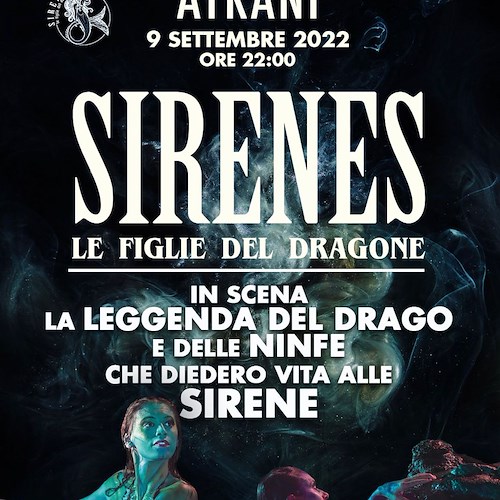"Sirenes - Le figlie del Dragone": 9 settembre ad Atrani uno spettacolo di nuoto sincronizzato, suggestioni e fuochi d'artificio