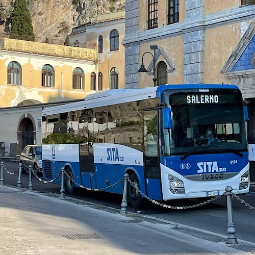Sita sud, in Penisola Sorrentina dal 20 dicembre in Costa d’Amalfi biglietto acquistabile a bordo