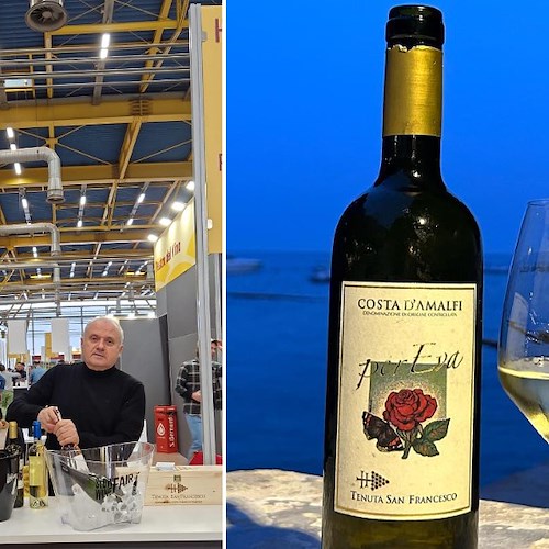 “Slow Wine Fair”, il Costa d’Amalfi DOC "Per Eva" tra i 12 migliori vini secondo il Gambero Rosso