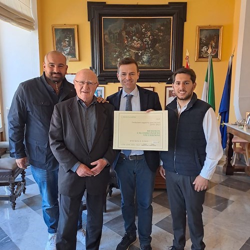Solidarietà, Memorial "Calciamo Insieme": duemila euro alla casa di riposo Sant'Antonio di Sorrento