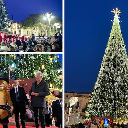 Sorrento accende l'Albero di Natale e inaugura le Giornate Professionali di Cinema