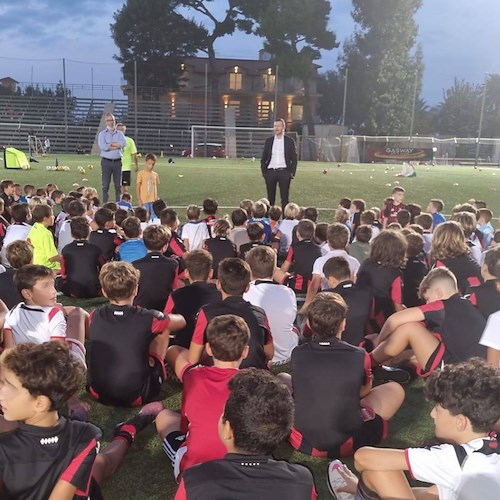 Sorrento Calcio: il sindaco Coppola incontra i giovani atleti 