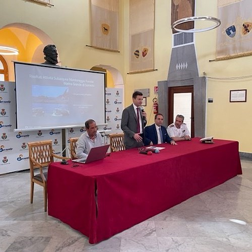 Sorrento, concluse le operazioni di mappatura dei fondali di Marina Grande: situazione positiva